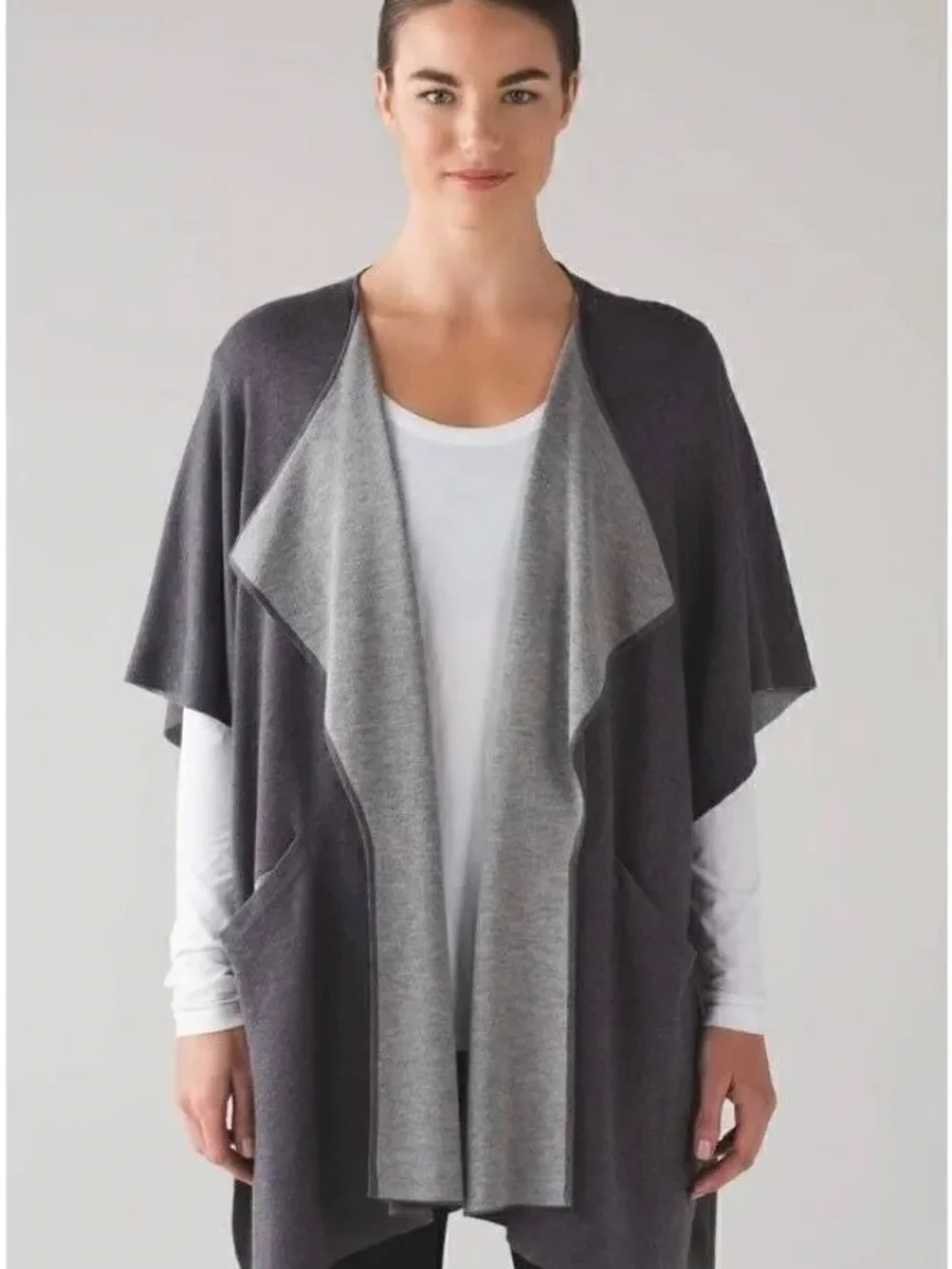 Lululemon After Asana Wrap Sweater Cardigan OS
